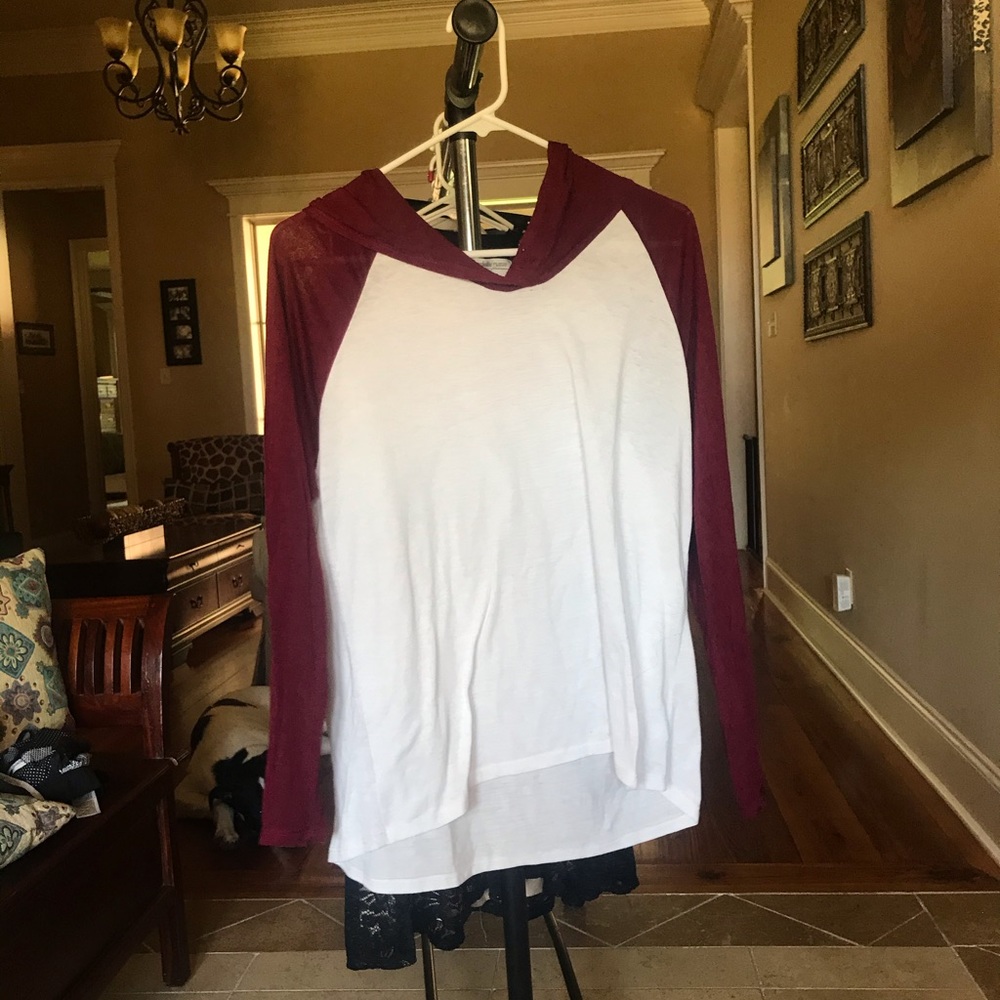 Baseball style Long-sleeve w/ hood!